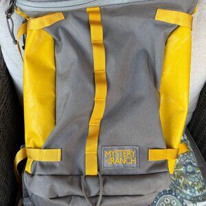 Mystery Ranch Backpack (gray & gold, very well made, nice)